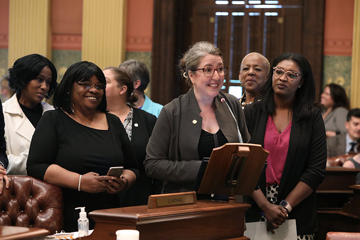 State Rep. Rachel Hood (D-Grand Rapids) spoke to her resolution making May 20, 2021, Hip Hop Appreciation Day in Michigan.