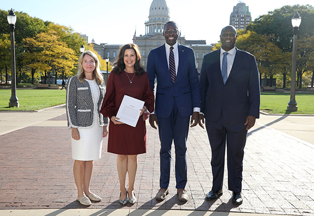 Gov. Gretchen Whitmer signed the $70 billion 2022 fiscal year state budget into law on September 29, 2021. FY22 is considered historic in part for its $1.4 billion child care provision, aided by federal pandemic stimulus funds. “This is going to be a transformational change for our economy in Michigan,” said Lasinski.