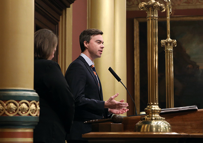 State Representative Kevin Coleman (D-Westland) gave the invocation to open session on Wednesday, January 26, 2022.