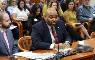 State Rep. Jason Hoskins (D-Southfield) testifies on House Bill 4003.