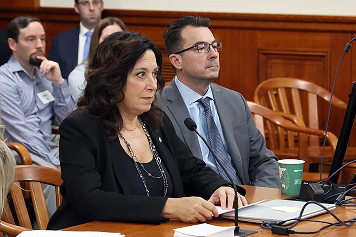 State Rep. Angela Witwer (Delta Township) testified on House Bill 5893, which would amend the Weights and Measures Act, in the House Agriculture Committee on March 16, 2022.