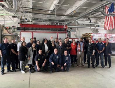 As a member of the Detroit Caucus, state Rep. Veronica Paiz (D-Harper Woods) meets with firefighters in Detroit to discuss healthcare. “We truly indebted to the brave members of the Detroit Fire Department for their willingness to serve and protect us,” Paiz said.