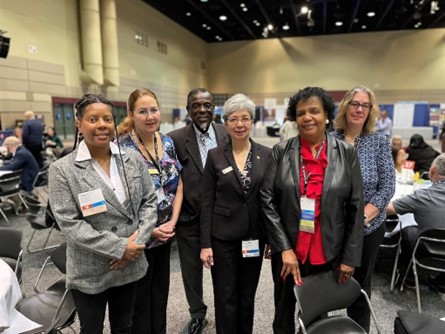 At the Michigan Municipal League Capitol Conference in Lansing, state Rep. Veronica Paiz (D-Harper Woods) also met with Harper Woods City Council members.