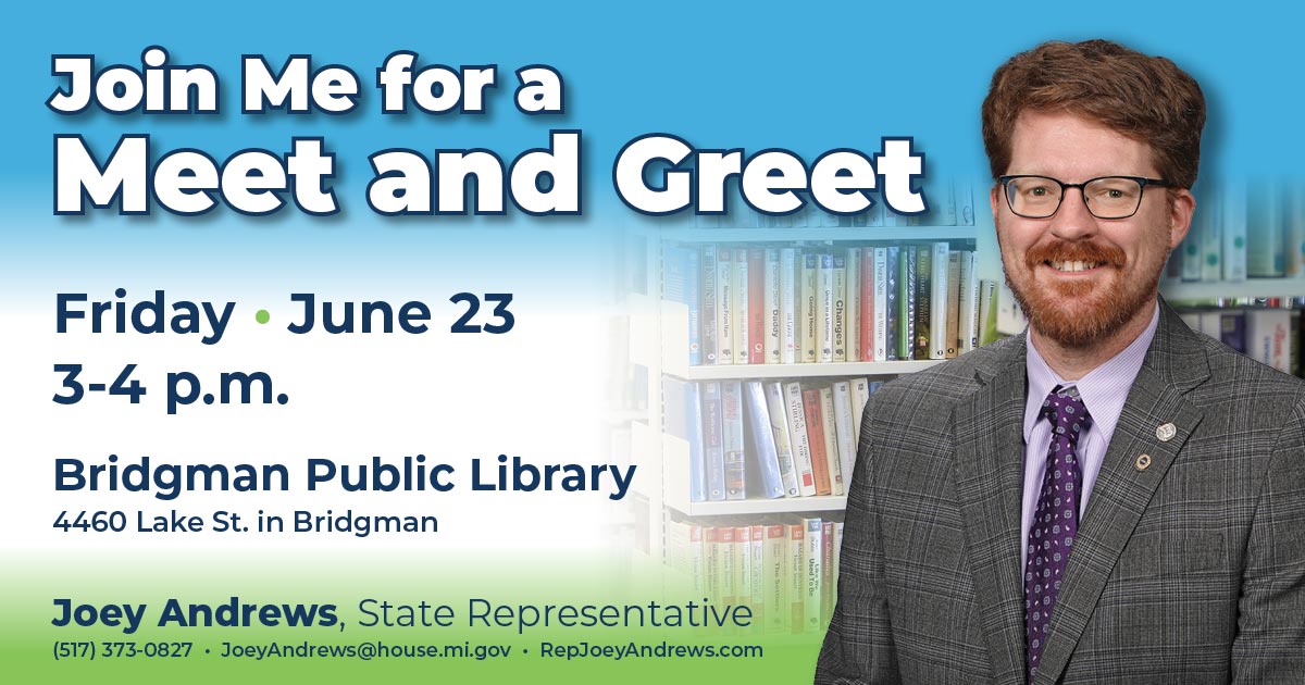 Rep. Andrews' Meet and Greet Friday, June 23