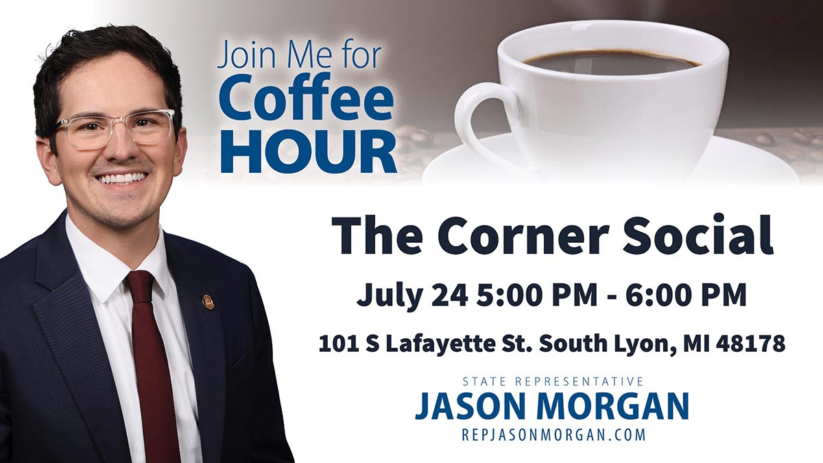 Coffee Hour with Rep. Morgan July 24