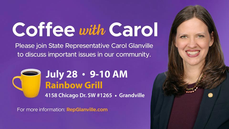 Rep. Glanville's Coffee Hour July 28