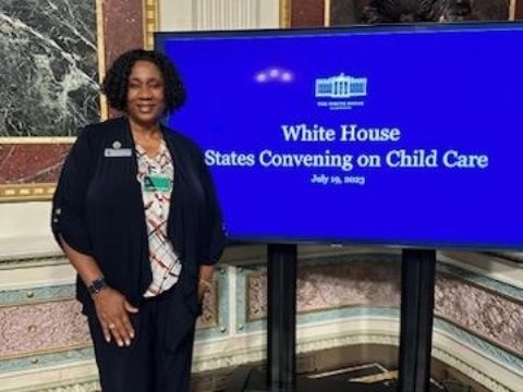 State Rep. Stephanie A. Young (D-Detroit) attended the White House States Convening on Child Care on Wednesday, July 19, 2023, in Washington, D.C.