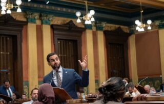 Democratic Leadership Celebrates the 150th Anniversary of the Cornerstone for the Lansing Capitol