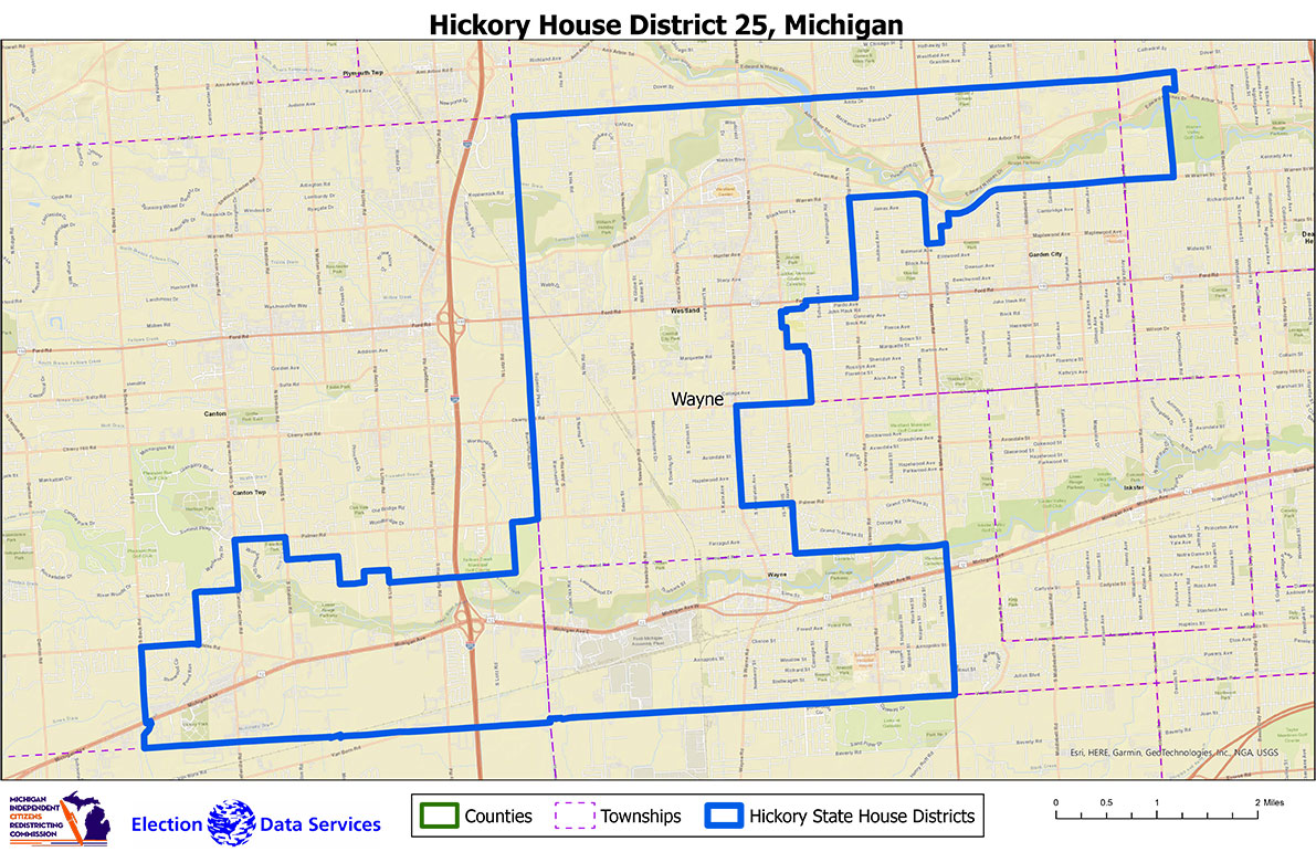 Map of House District 25