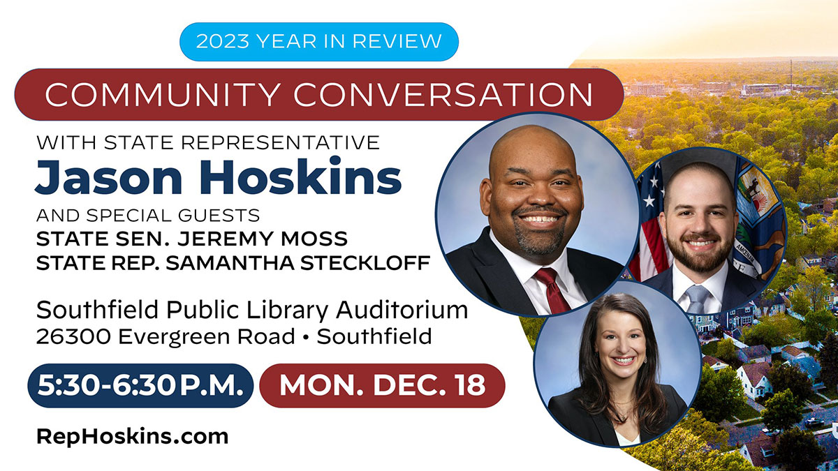 Rep. Hoskins' Community Conversation Monday December 18