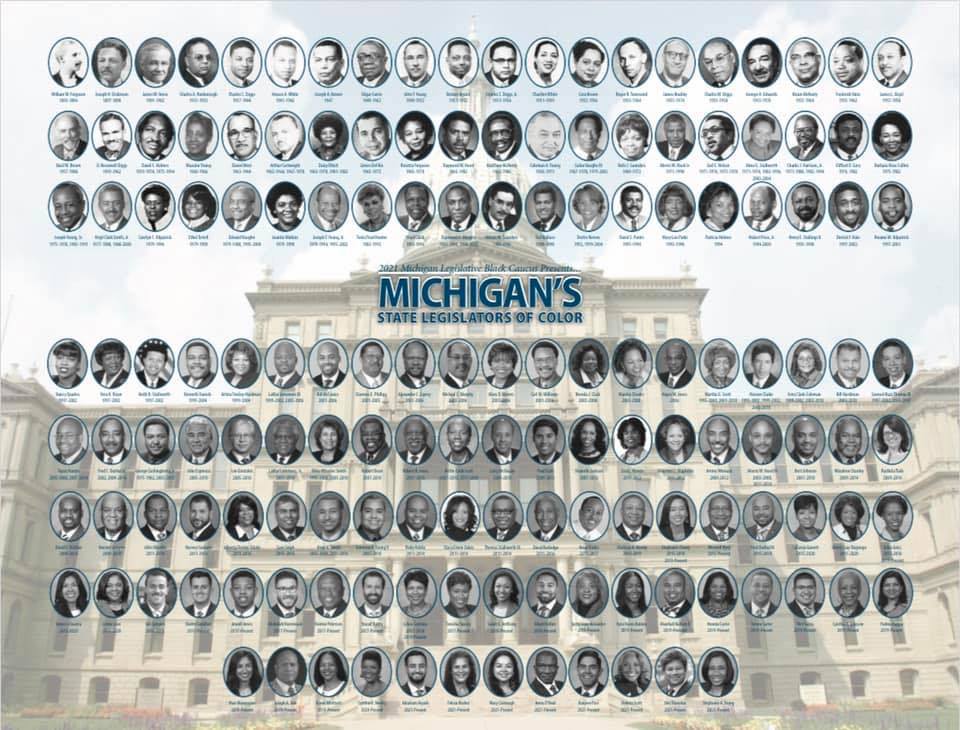 Michigan House of Representatives Black Legislators 1895-2021