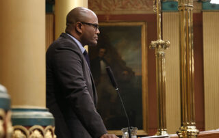 Speaker of the House Joe Tate at the Capitol Building in Michigan