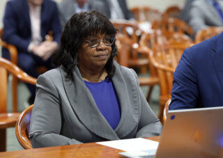 State Rep. Brenda Carter (D-Pontiac) gives testimony to the House Insurance and Financial Services Committee, April 25, 2024.