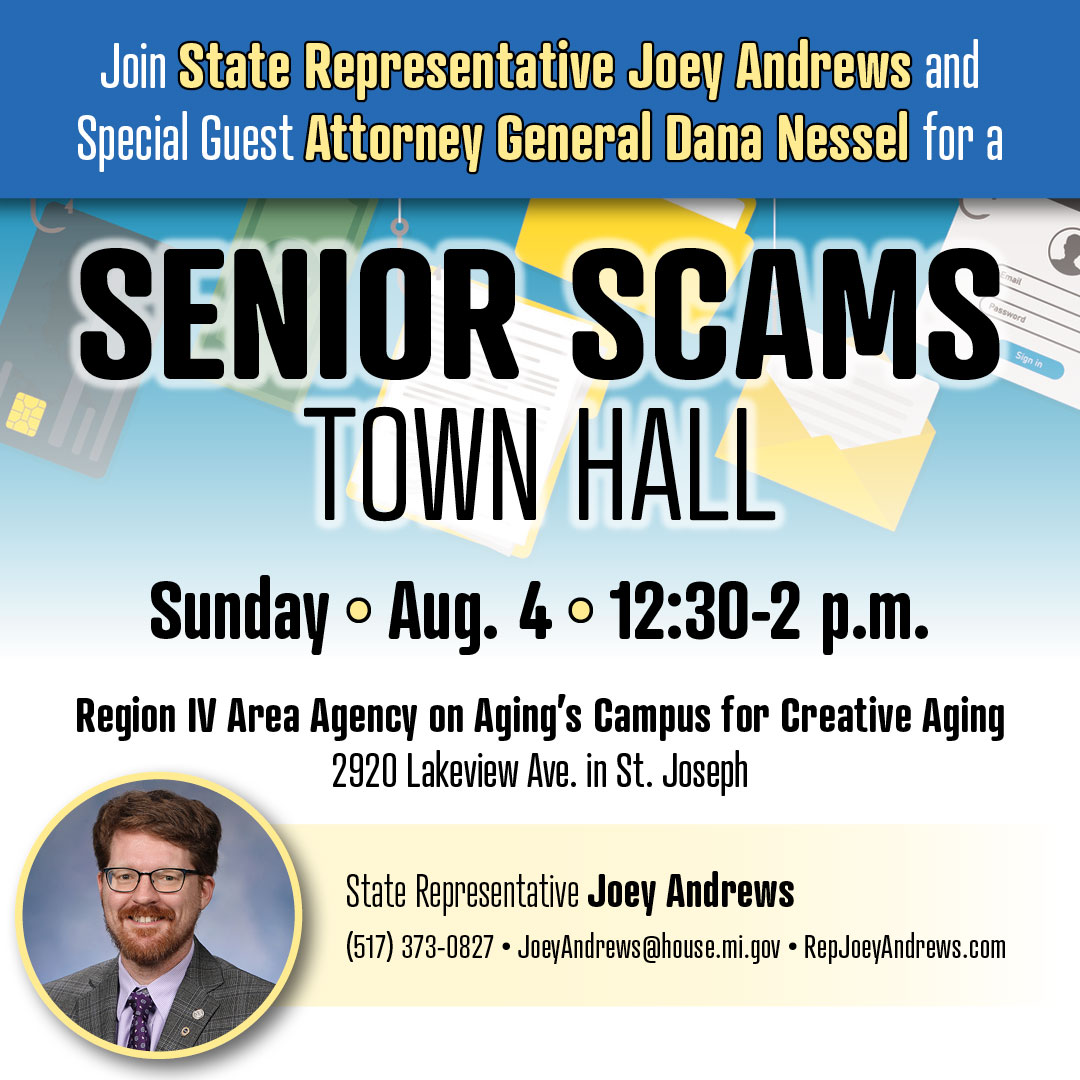 Rep. Andrews' Senior Scams Town Hall