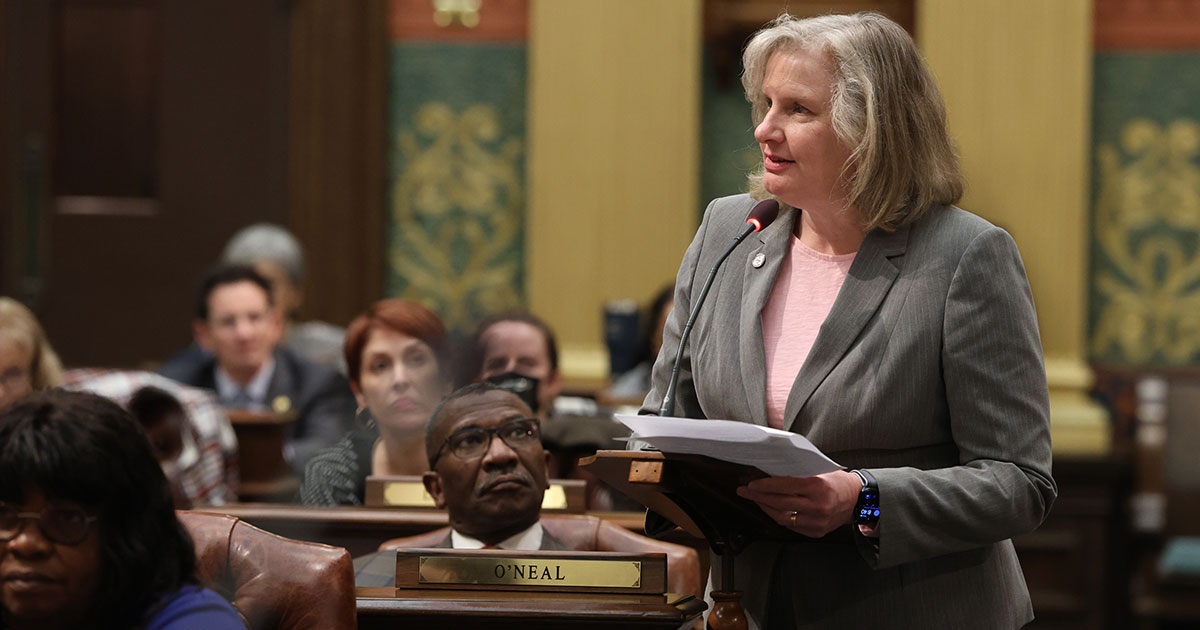 State Rep. Jenn Hill speaks on House Floor