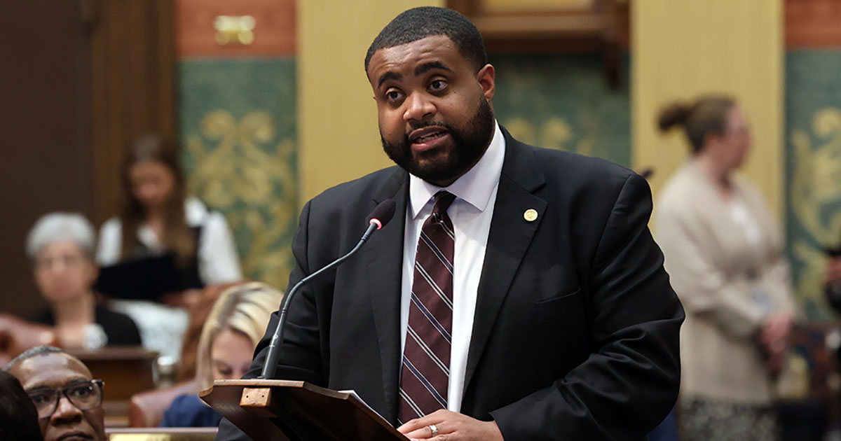 Rep. McKinney speaking on the Michigan House Floor