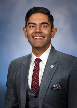 Official headshot of Democratic Leader Ranjeev Puri