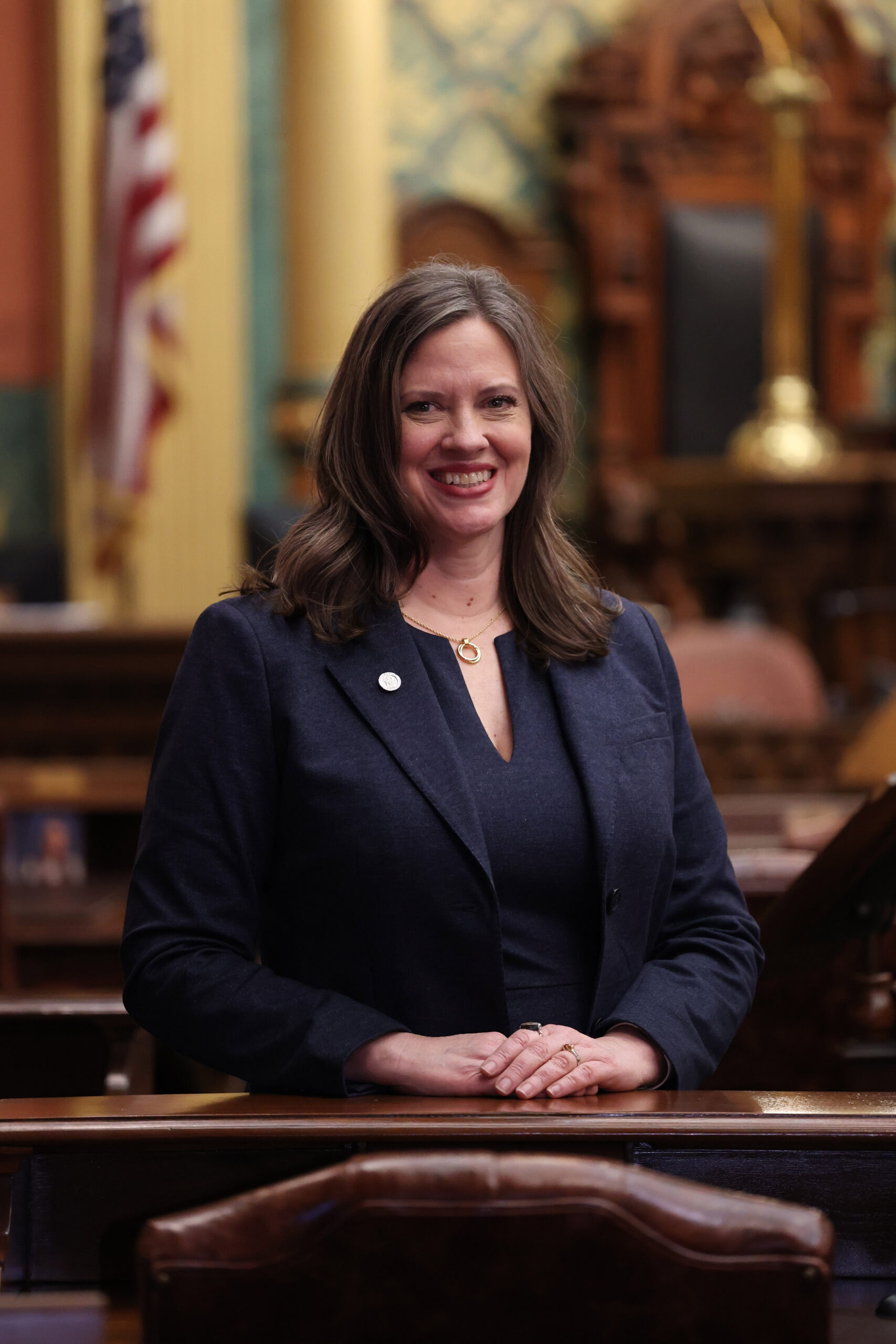 Portrait of Michigan State Representative Carol Glanville.