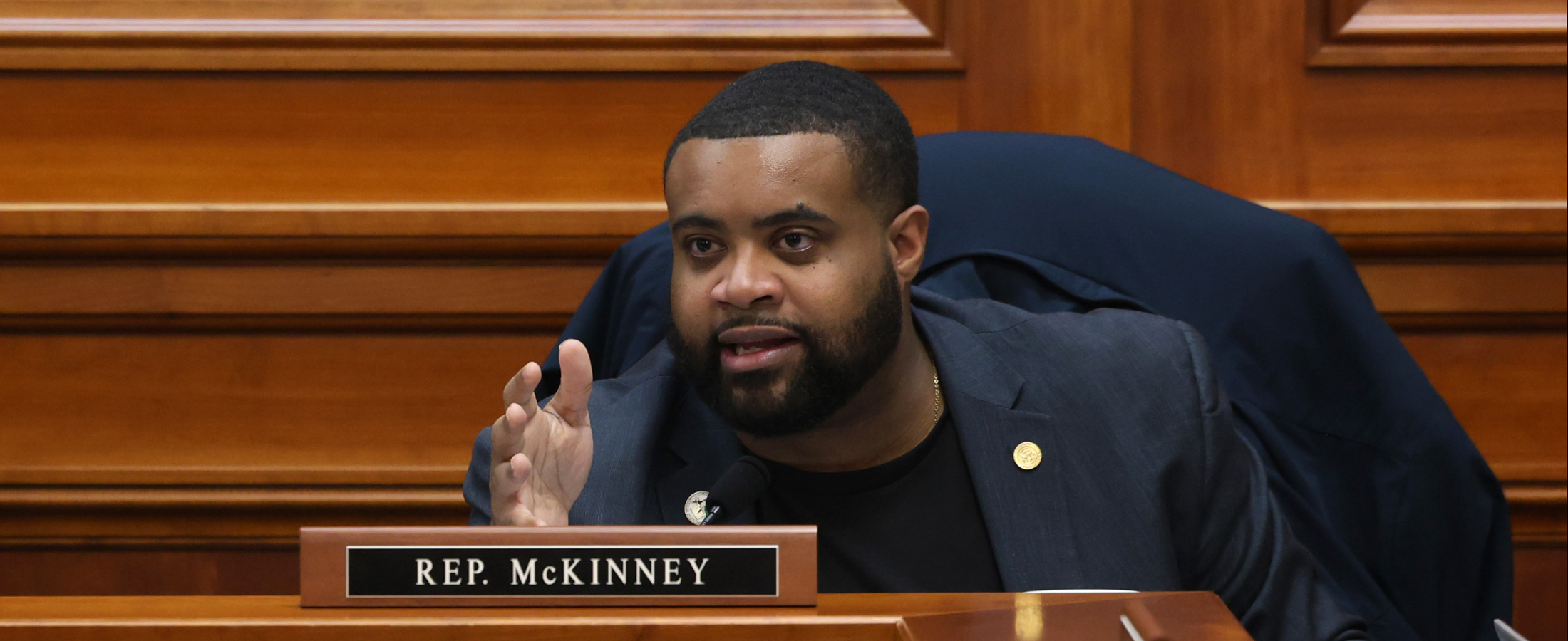 Rep. McKinney Banner Rep. McKinney in committee