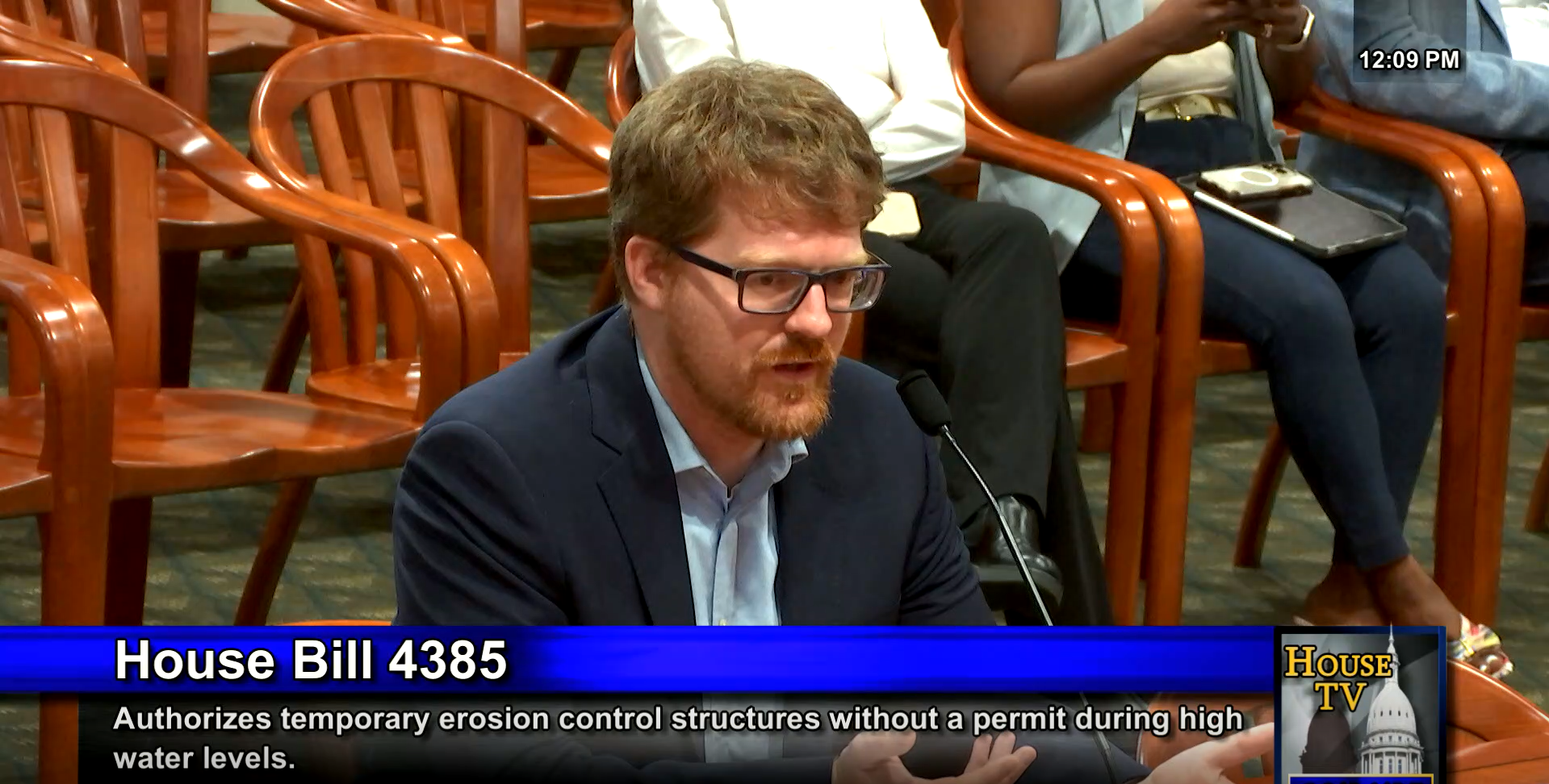 Rep Andrews testifies before the House Natural Resources and Tourism Committee