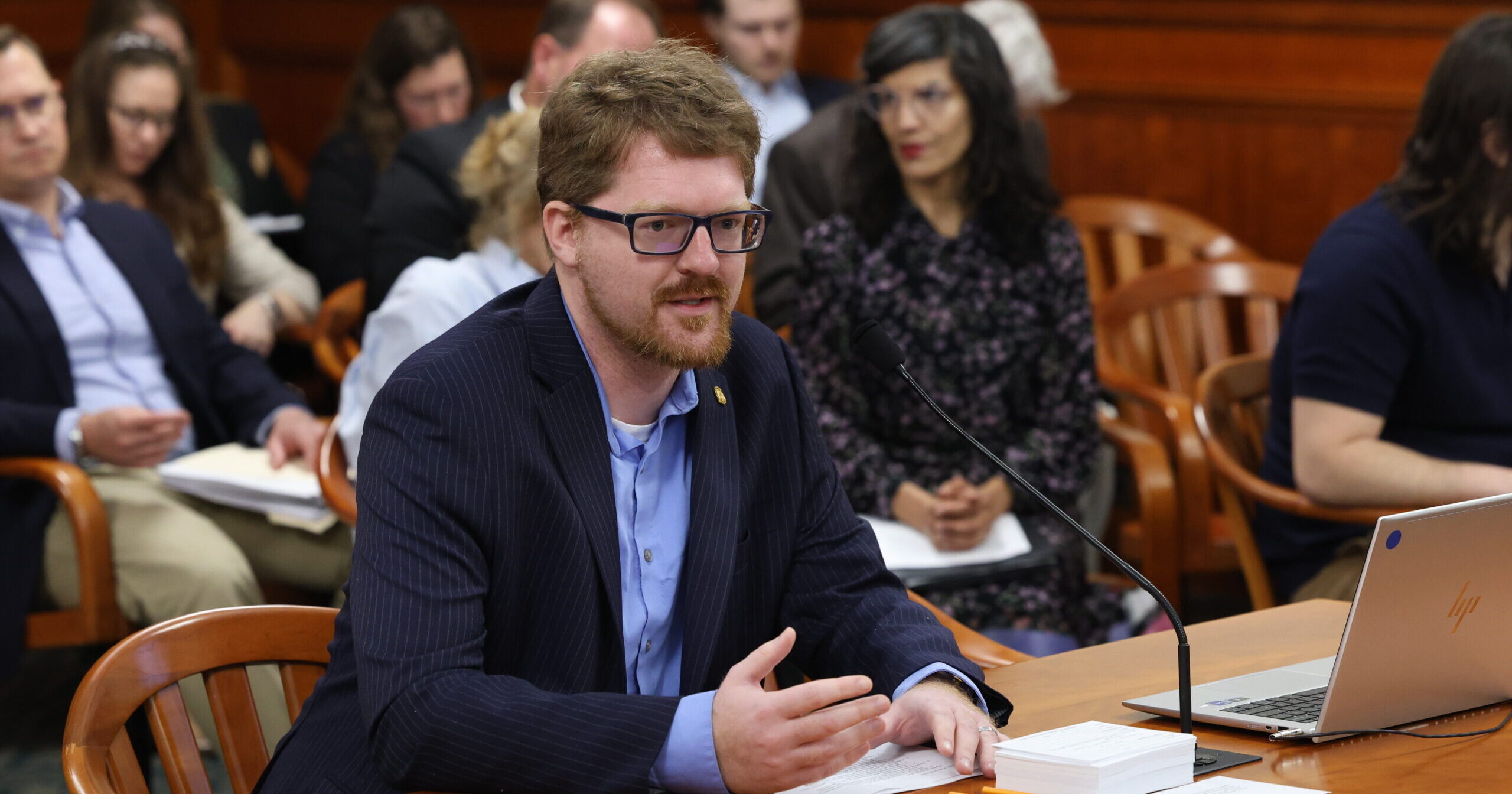 Rep Andrews testifies before the Michigan House Agriculture Committee