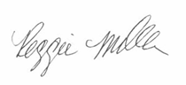 Reggie Miller's signature.
