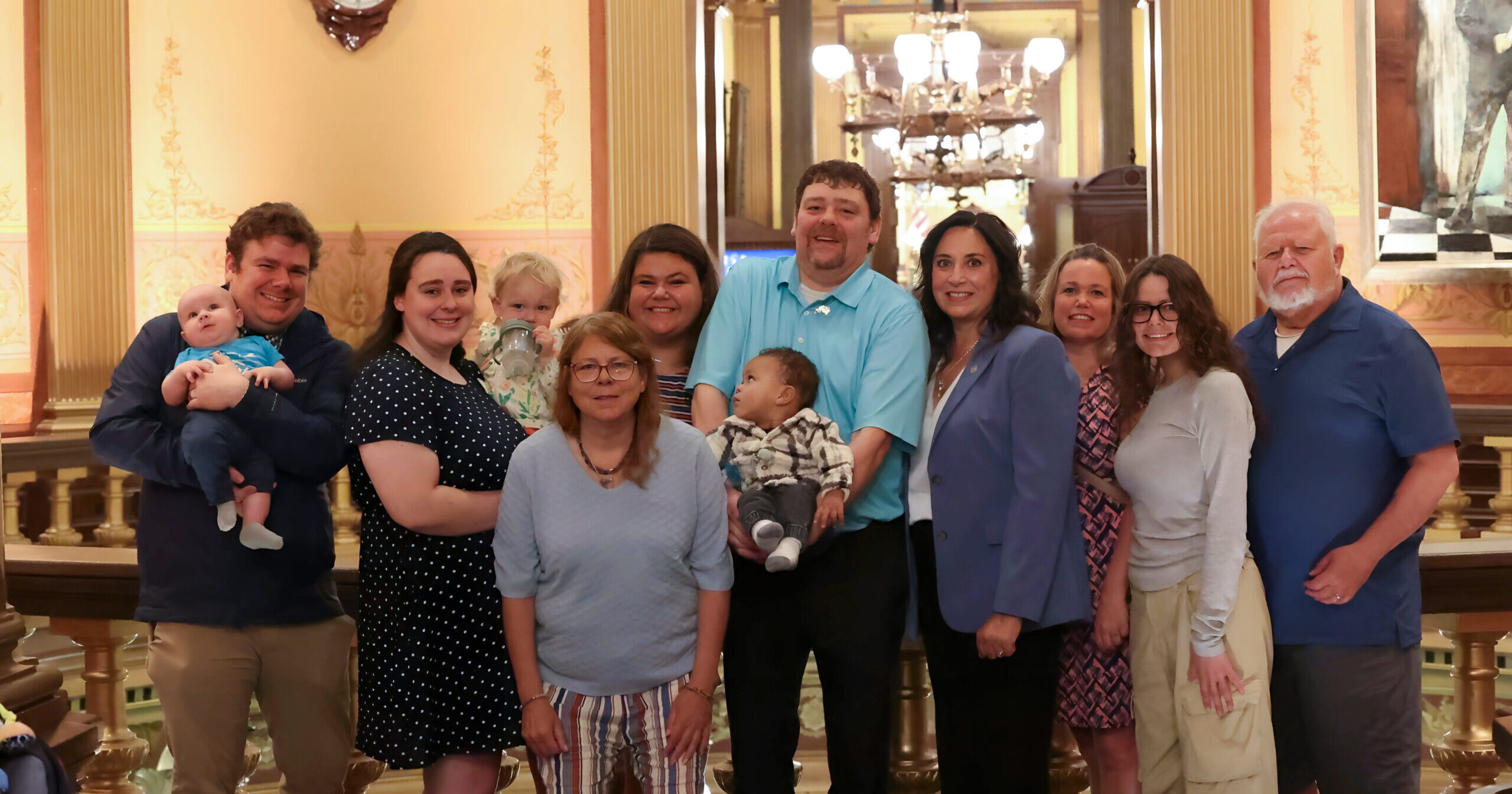 Michigan State Representative Angela Witwer and the Guild family.