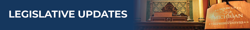 Banner that reads: Legislative updates