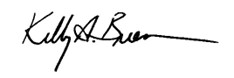 state rep. Kelly Breen signature