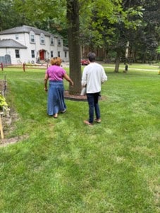 State Rep. Martus with a constituent