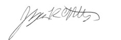 State Rep. Jasper R. Martus signature