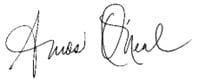 state rep. Amos O'Neal signature