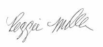 A signature that reads "Reggie Miller"