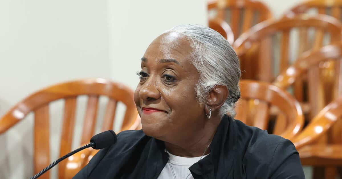 Michigan State Representative Helena Scott testifying in the House Labor and Economic Opportunity Committee on October 1, 2025.