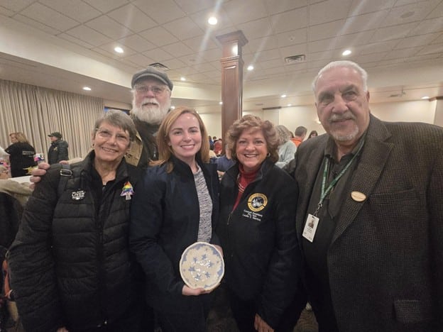 State Rep. Erin Byrnes at the Empty Bowls fundraiser in Dearborn