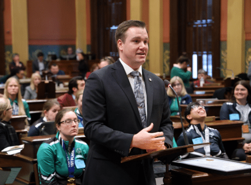 State Rep. Fitzgerald speaks on the House floor