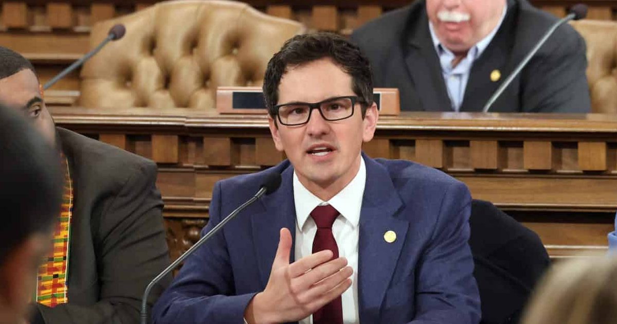 State Rep. Jason Morgan (D-Ann Arbor) attending the FY 26 Executive Recommendation on Wednesday, Feb. 11, 2026 at the Capitol Building in Lansing.