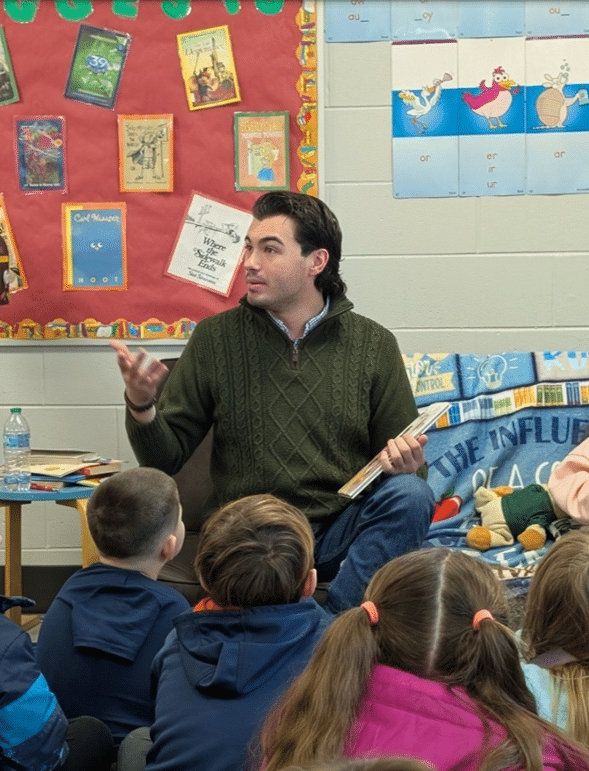 State Rep. Martus Reading to Children at Clio Elementary for “March is Reading Month,” March 24