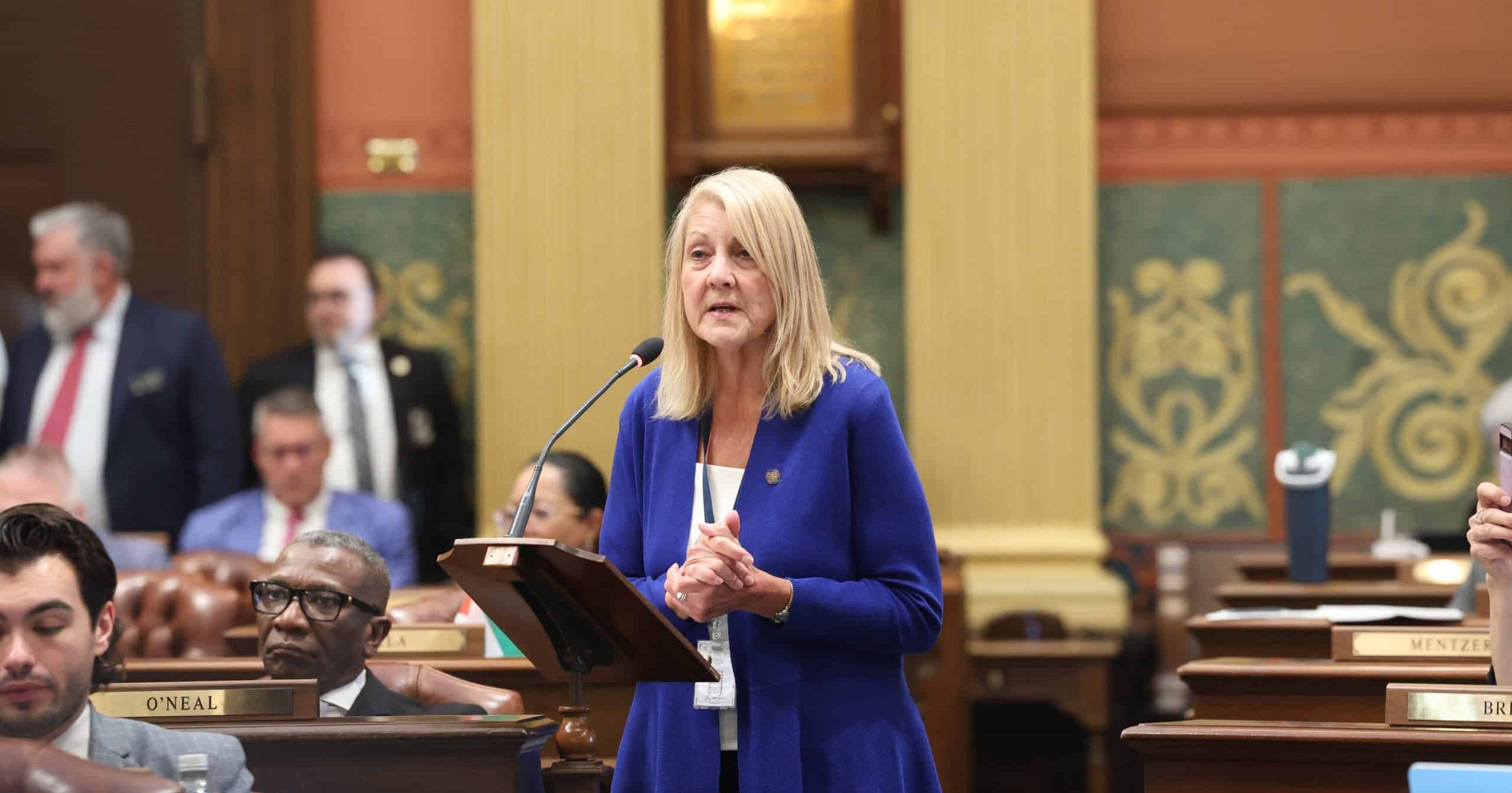 State Rep. Mentzer speaks on the House floor