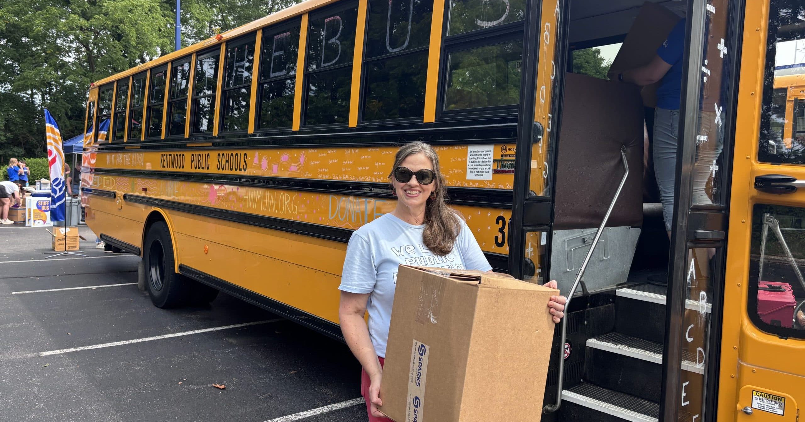 Glanville Hosts School Supplies Drive, Supports West Michigan Students Through United Way ‘Stuff the Bus’ Campaign